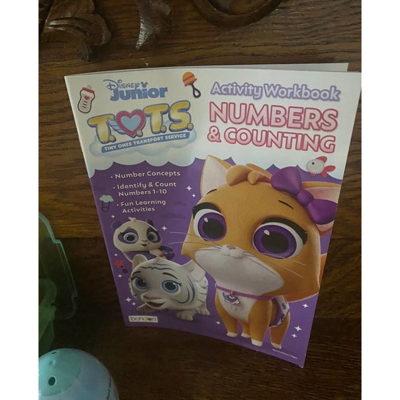 T.O.T.S. Tiny Ones Transport Service Gift Basket Set Plush Blondie The Bunny - Picture 2 of 7